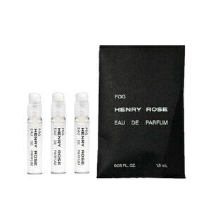 3X Henry Rose Fog EDP Sample 0.05oz/1.5ml each SEALED, NEW
